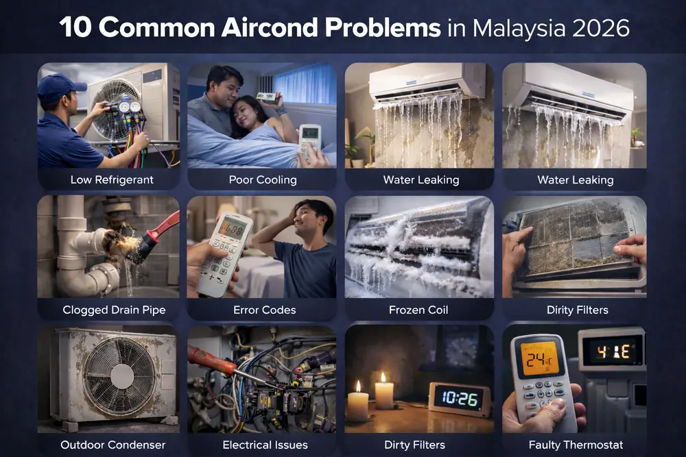 Common Aircond Problems in Malaysia 2026